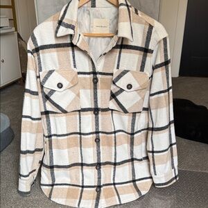 Thread & Supply Lined Fleece Shacket